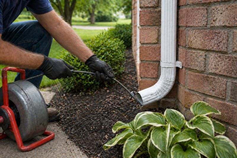 Downspout Snaking in Boulder, CO