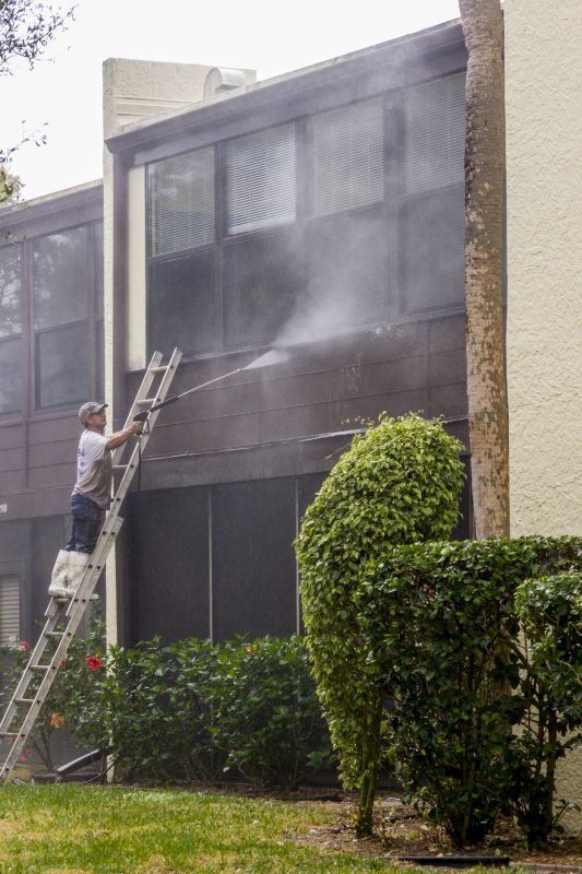 Exterior Building Cleaning detail