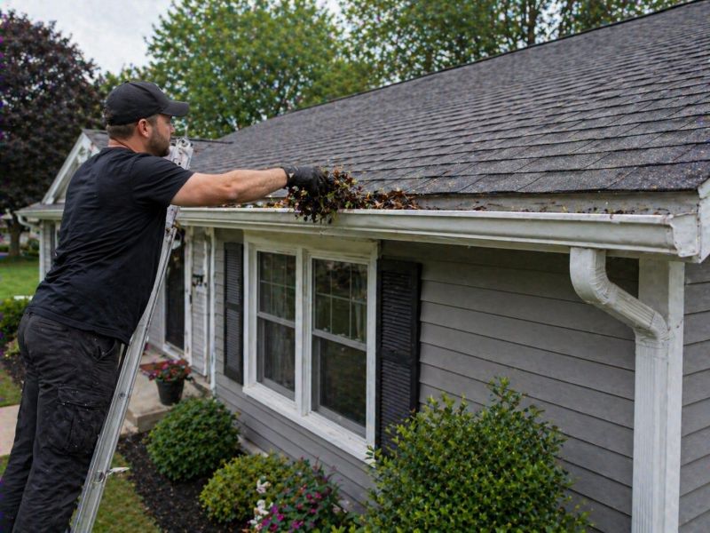 Gutter Downspout Unclogging in Morris County, NJ