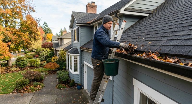 Gutter Leaf Clearing in Pittsburgh, PA