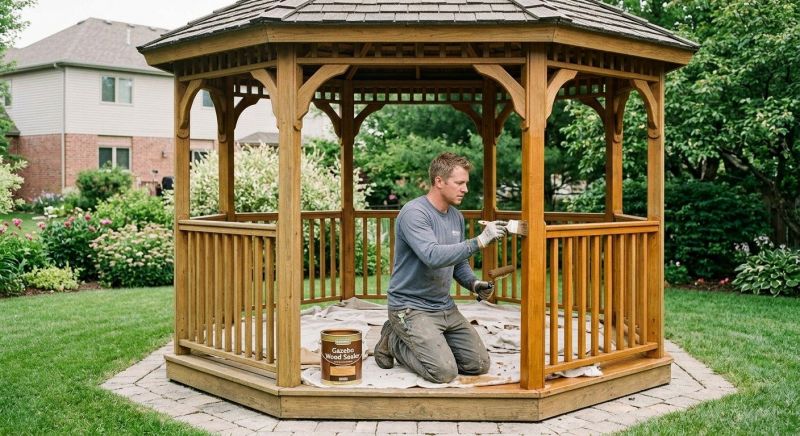 Pergola Sealing in Kitsap County, WA