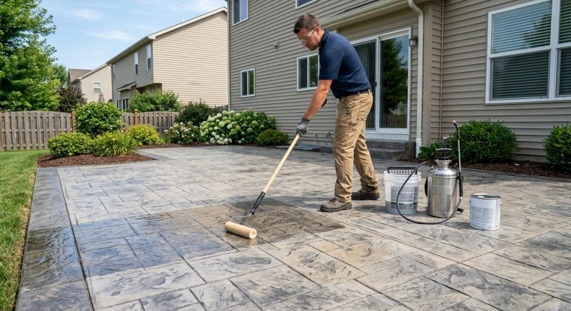 Pool Patio Sealing in Redmond, WA