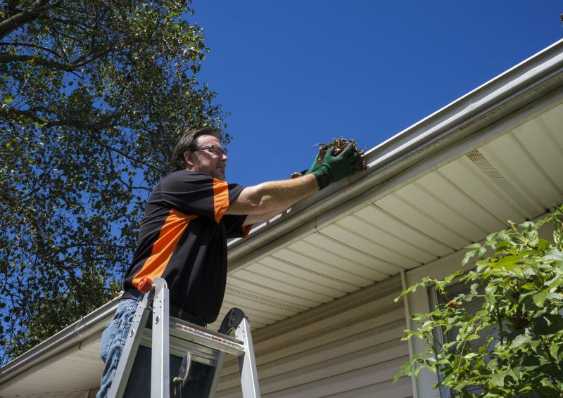 Rain Gutter Clearing in Fredericksburg, VA