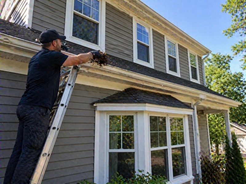 Eavestrough Clearing in Monmouth County, NJ