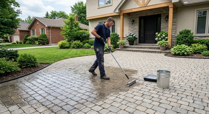 Paver Driveway Sealing in Renton, WA